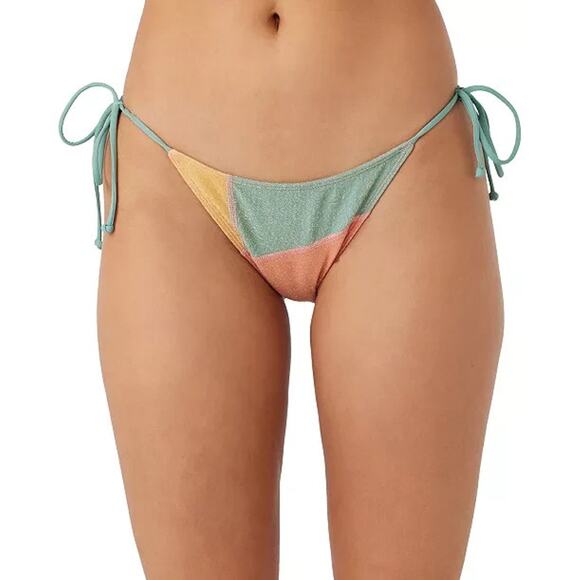 O'Neill Juniors' Mirage Colorblocked Maracas Bikini Bottoms, Multi, Size L 0477 - Picture 1 of 2